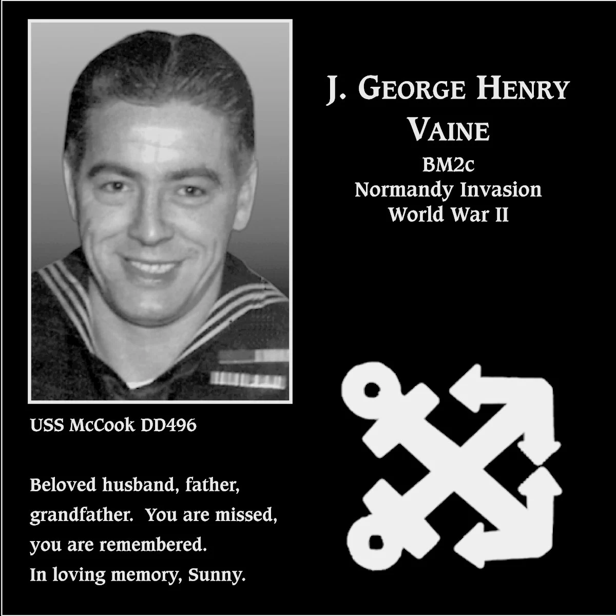 J. George Henry Vaine