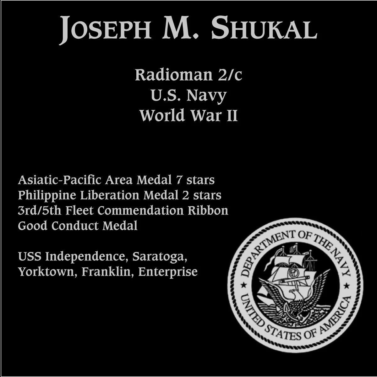 Joseph M. Shukal