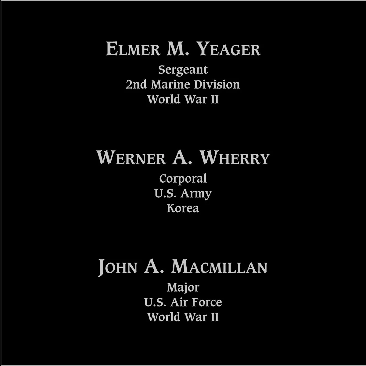 Elmer M Yeager