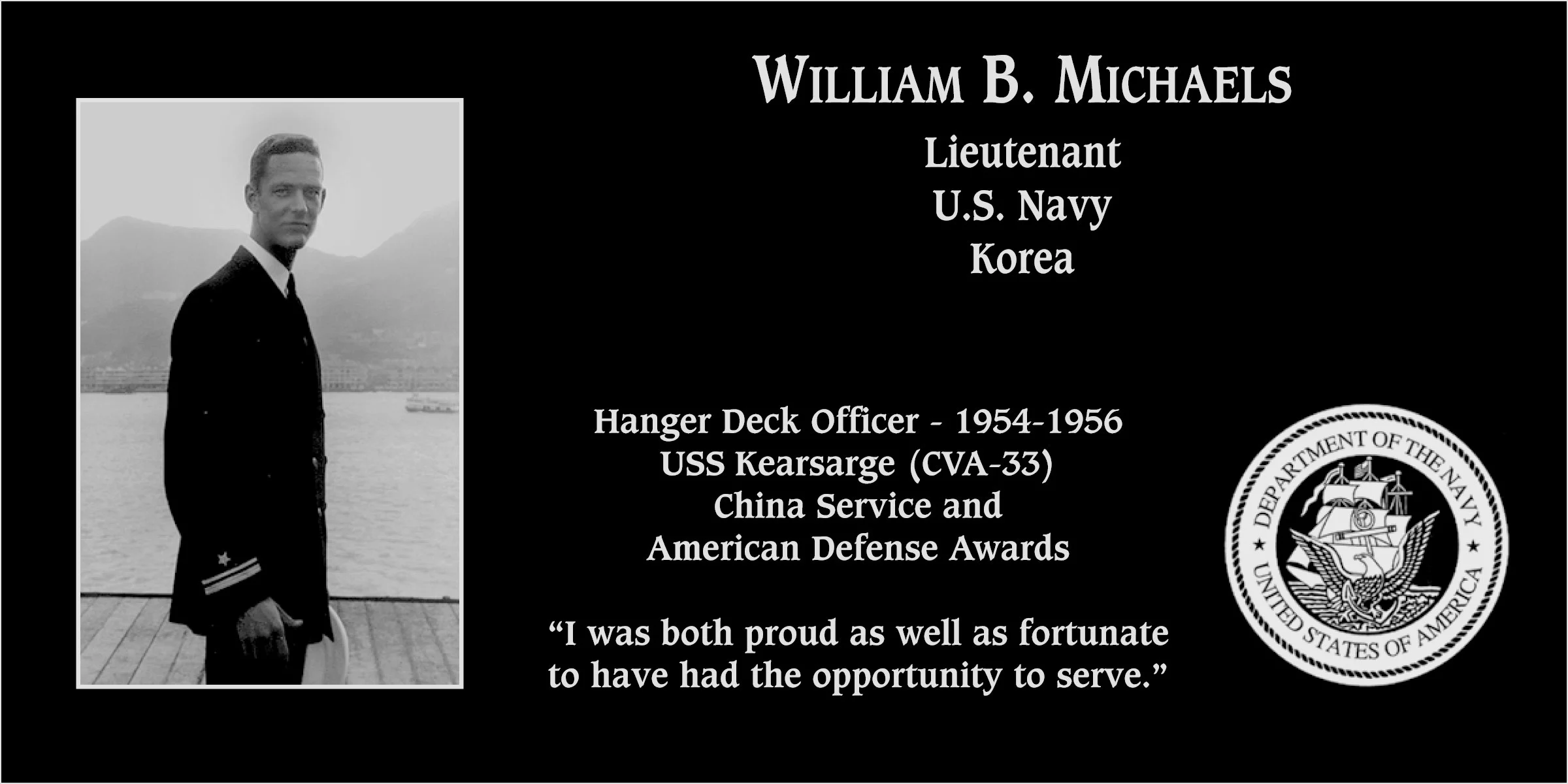 William B Michaels