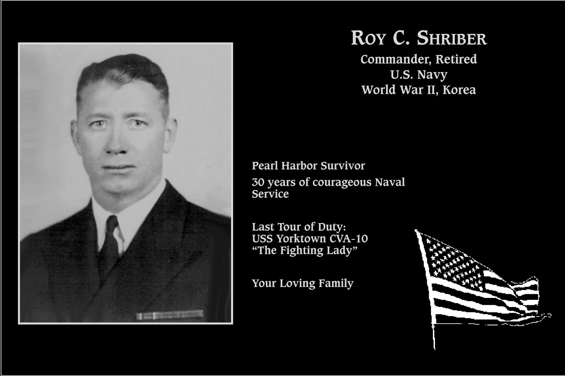 Roy C Shriber