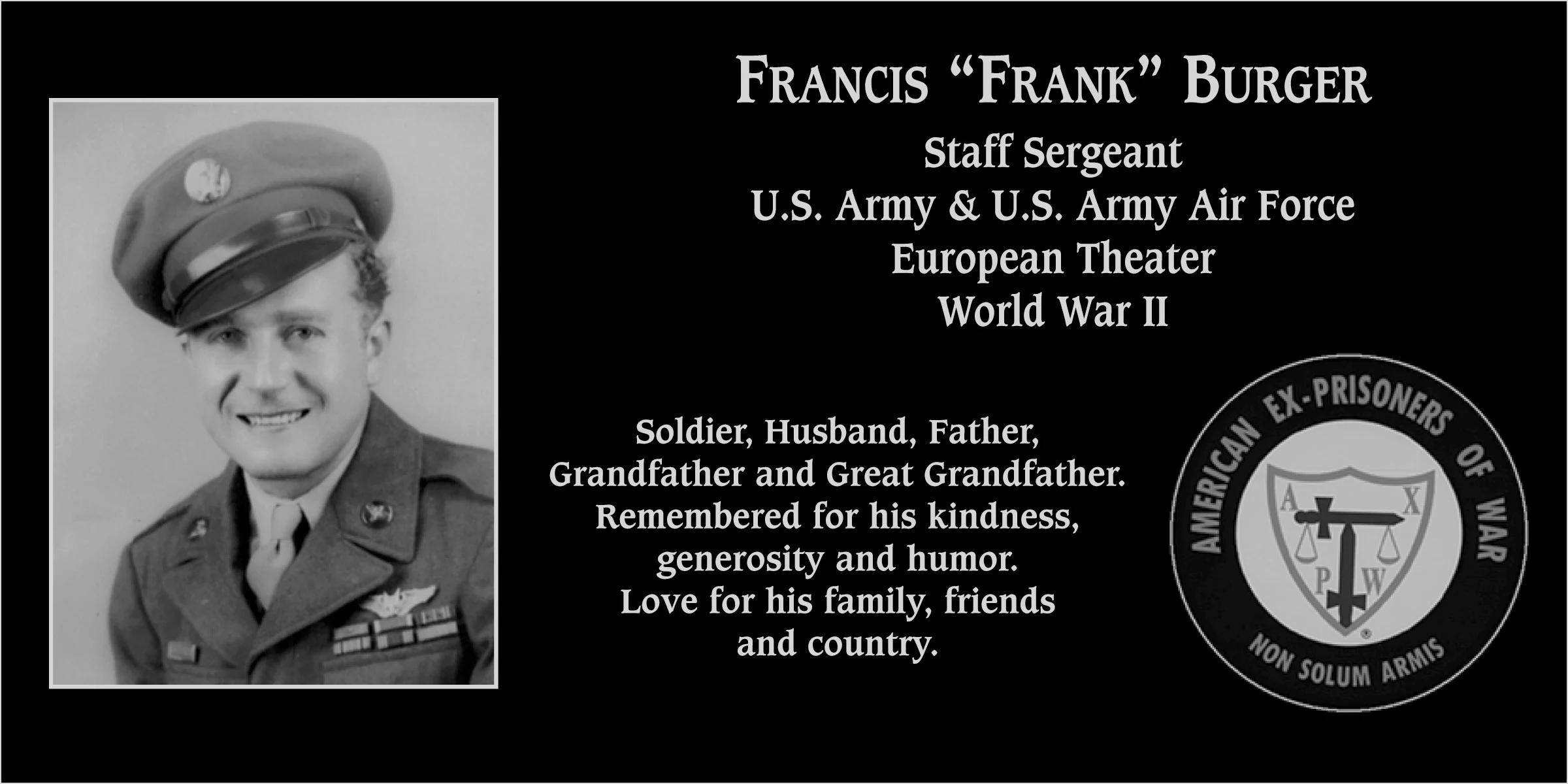 Francis “Frank” Burger