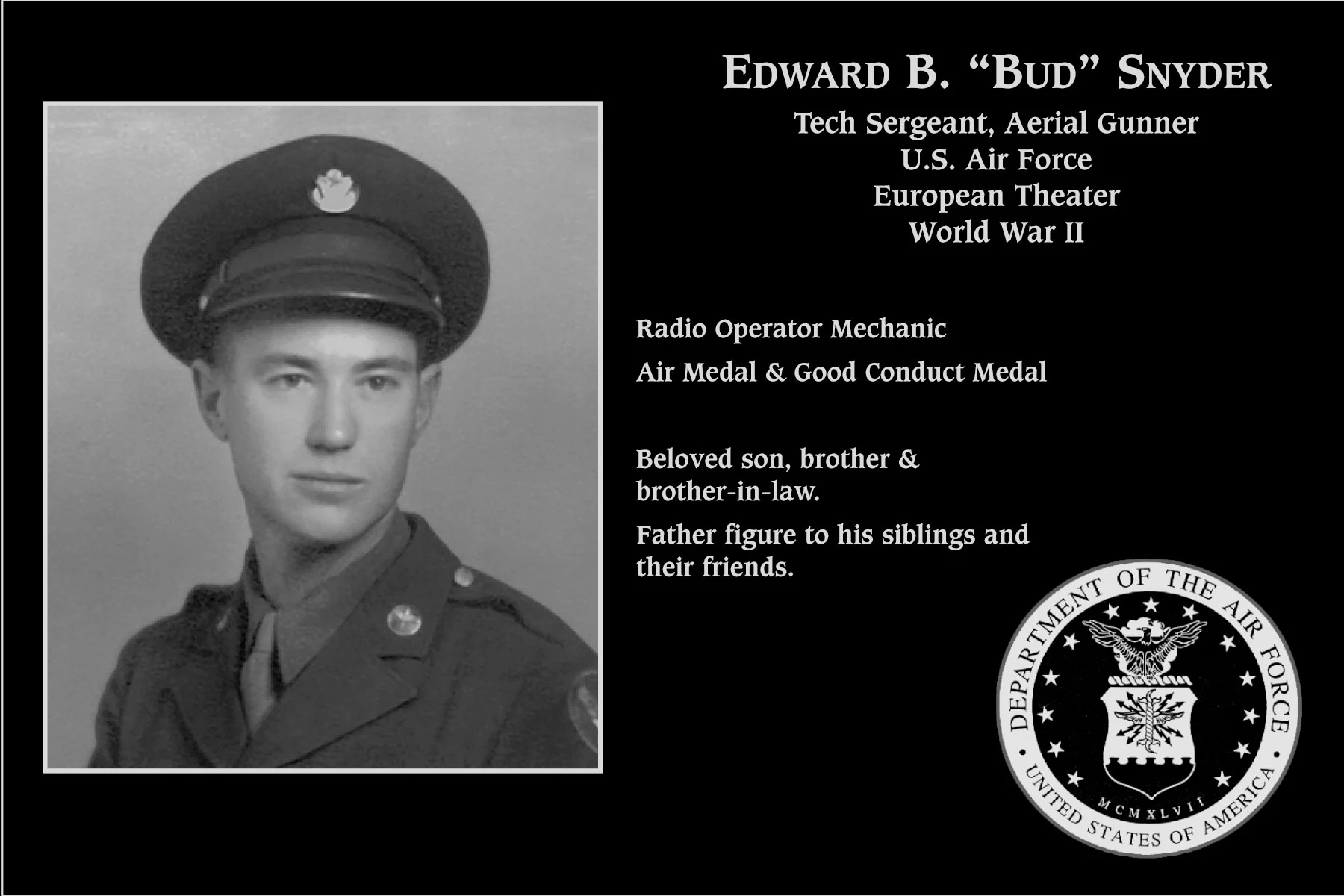 Edward B “Bud” Snyder
