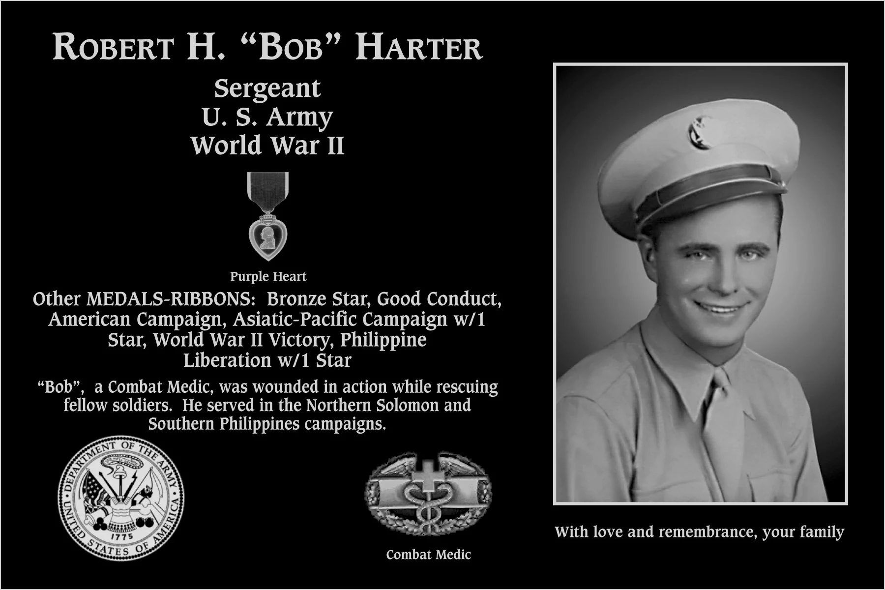 Robert H “Bob” Harter