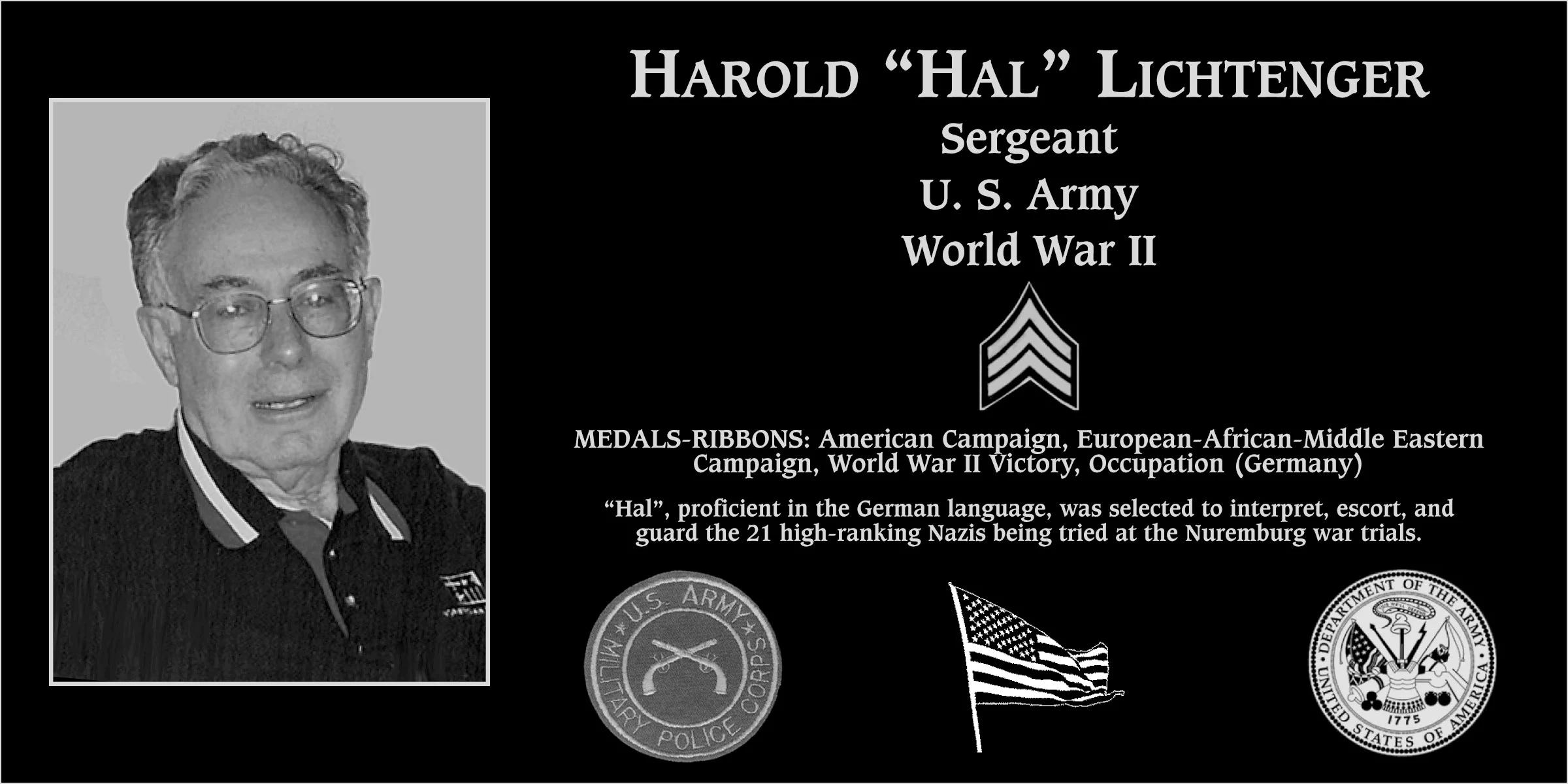 Harold “Hal” Lichtenger