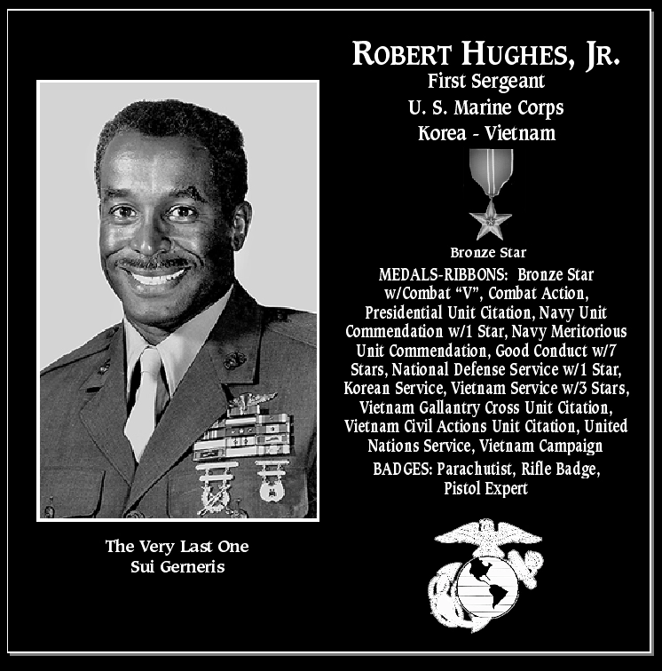 First Sergeant Robert Hughes jr | Mt. Soledad Virtual Plaque