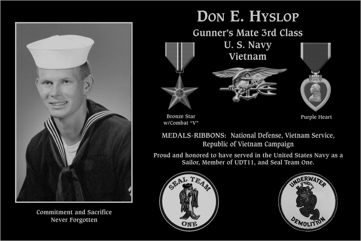 Petty Officer Third Class Don E. Hyslop 