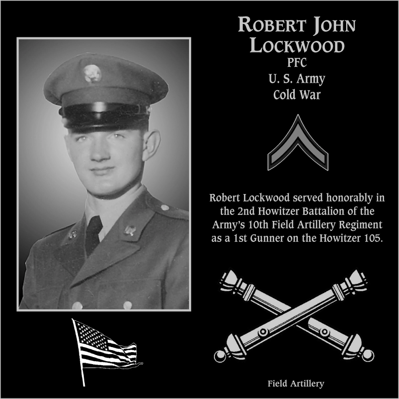 Private First Class Robert John Lockwood | Mt. Soledad Virtual Plaque