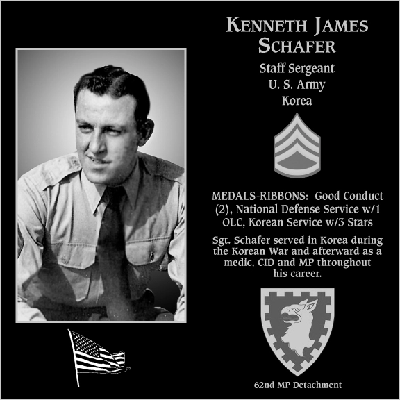 Staff Sergeant Kenneth James Schafer 