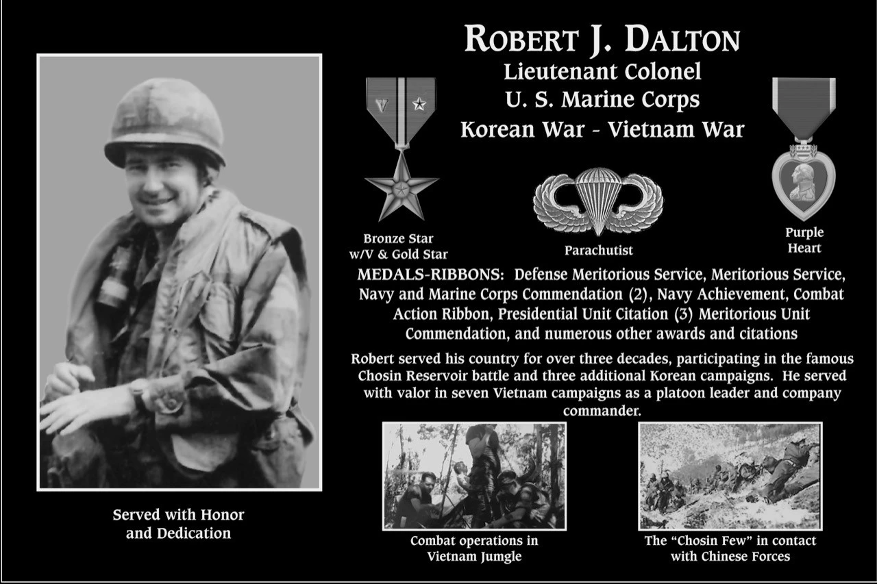 Lieutenant Colonel Robert J Dalton | Mt. Soledad Virtual Plaque