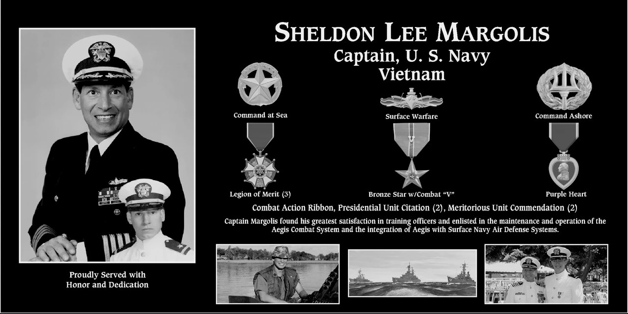 Captain Sheldon Lee Margolis | Mt. Soledad Virtual Plaque