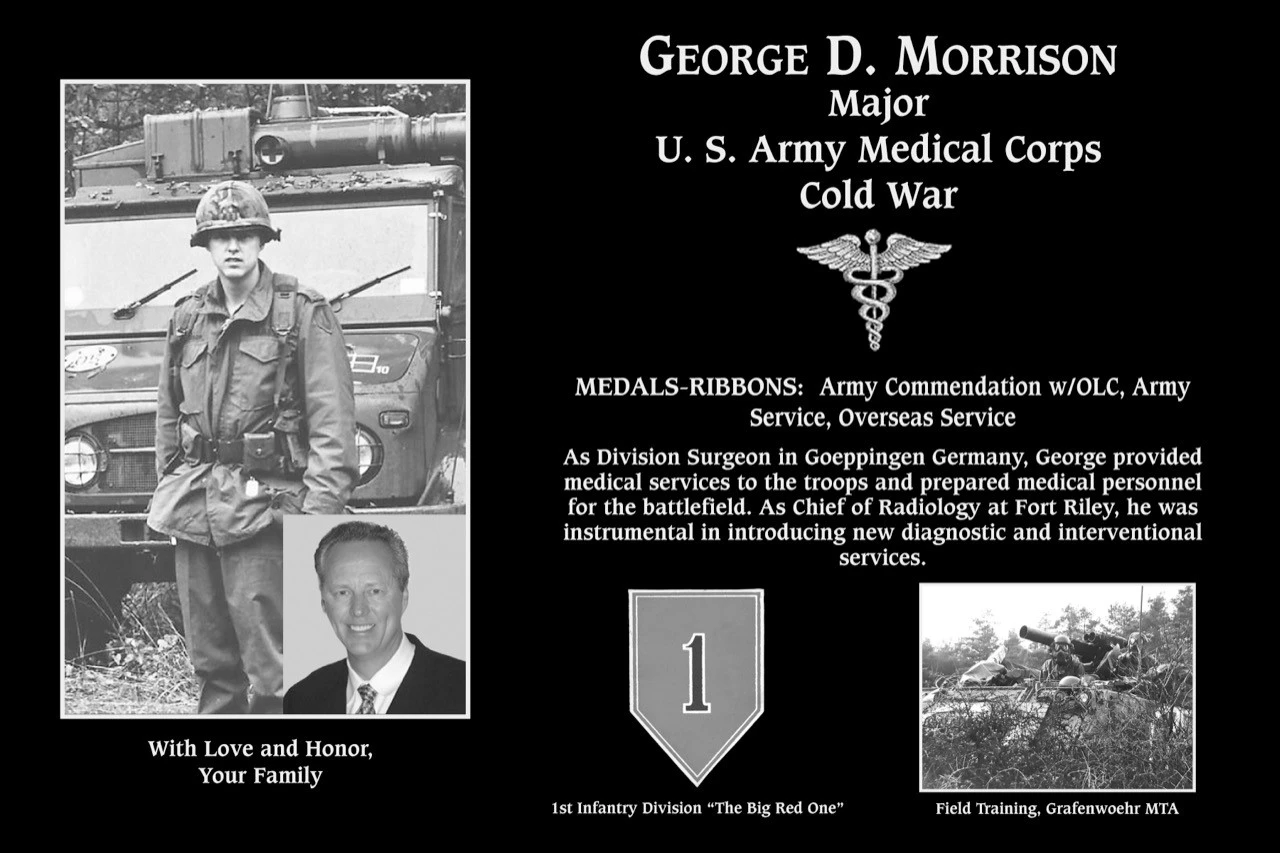 Major George D Morrison | Mt. Soledad Virtual Plaque