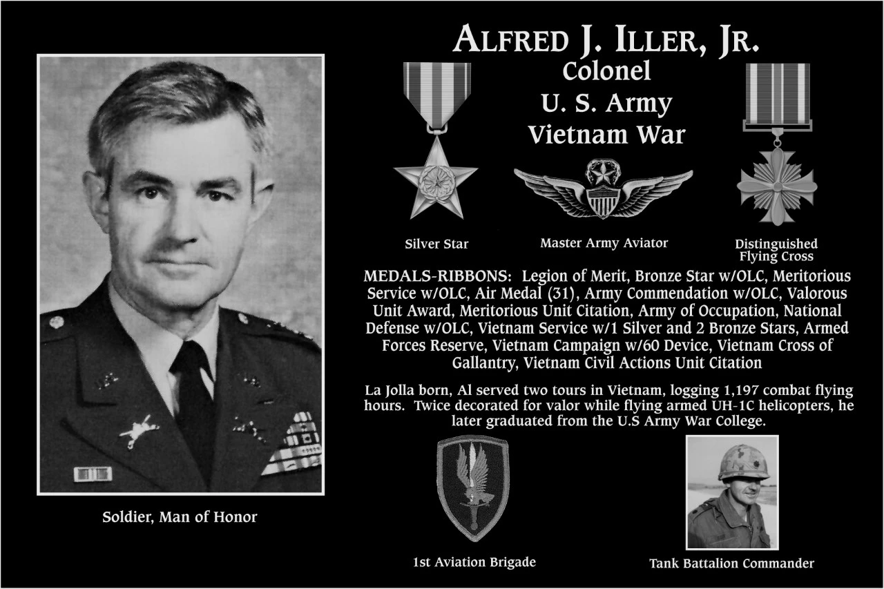 Colonel Alfred J. Iller jr | Mt. Soledad Virtual Plaque