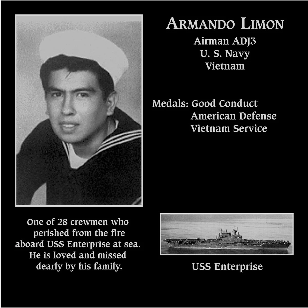 Petty Officer Third Class Armando Limon 