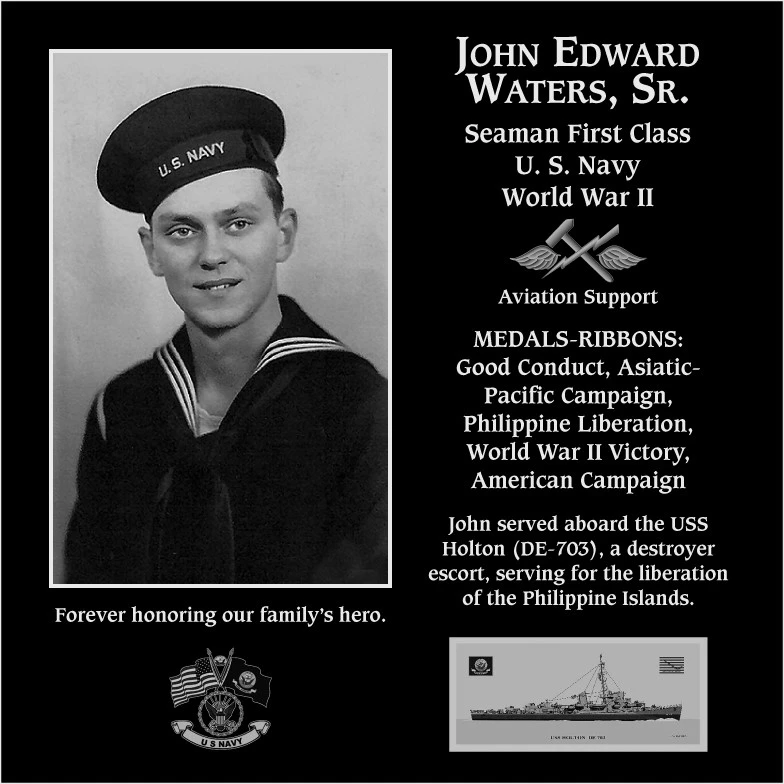 John Edward waters, Sr.