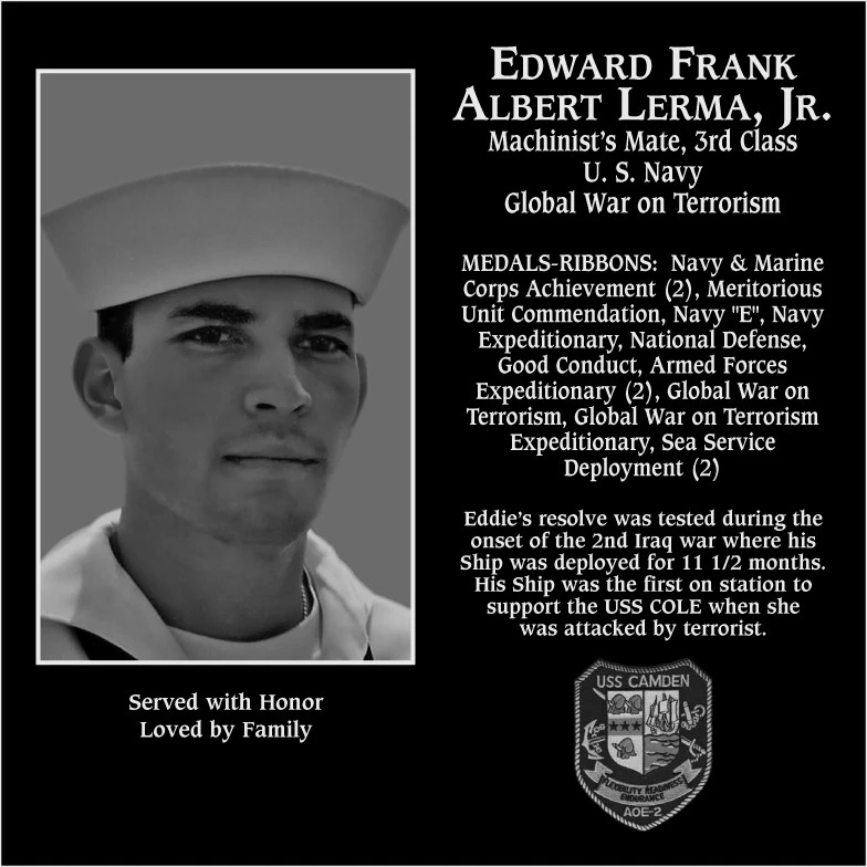 Edward “Eddie” Frank Albert Lerma, jr