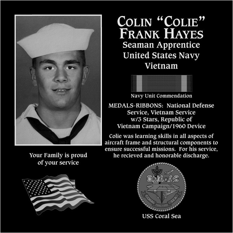 Colin "Colie" Frank Hayes