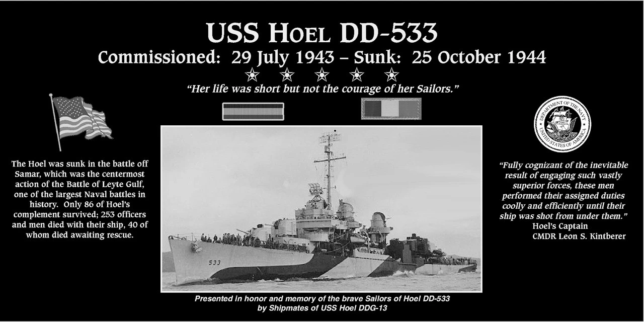 USS Hoel DD-533