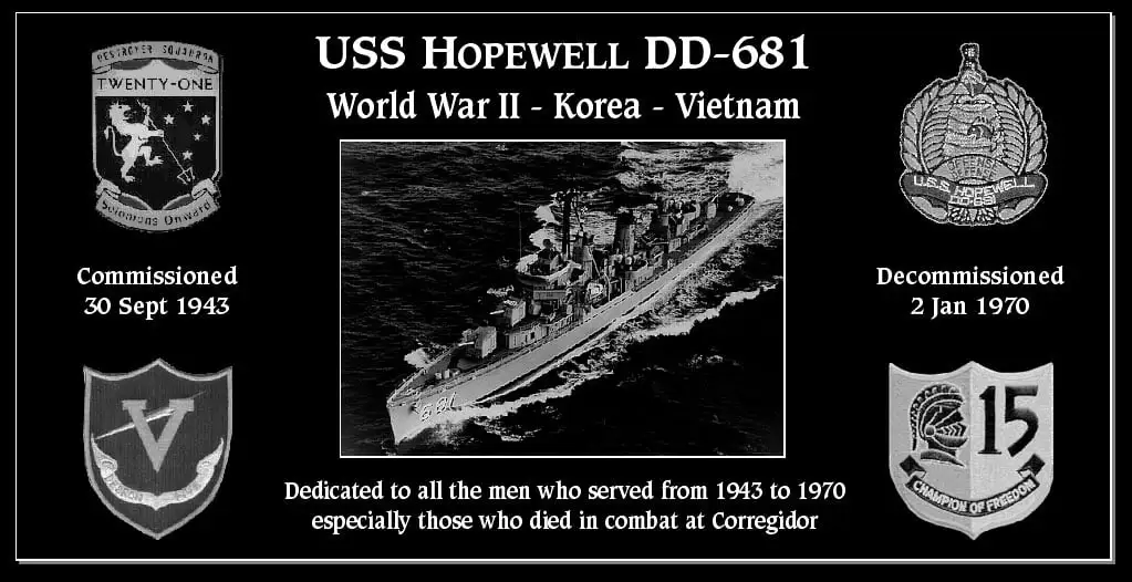 USS Hopewell DD-681