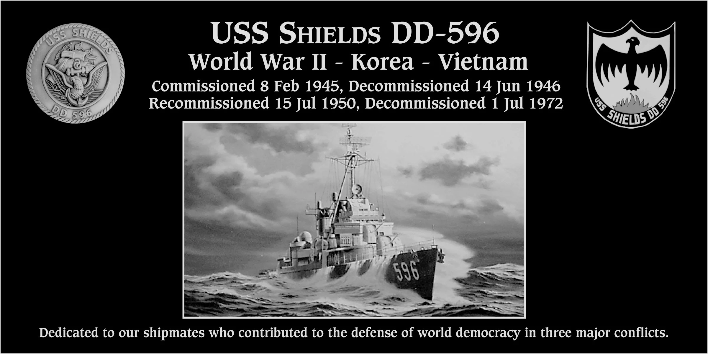 USS Shields DD-596 1