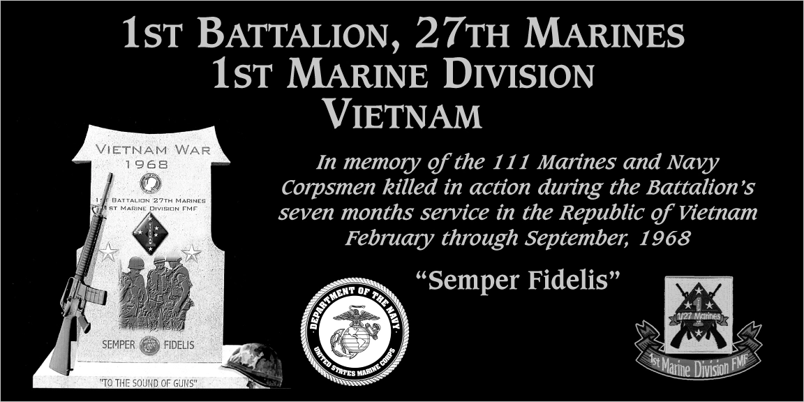 1st Battalion 27th Marines 1st Marine Division 1