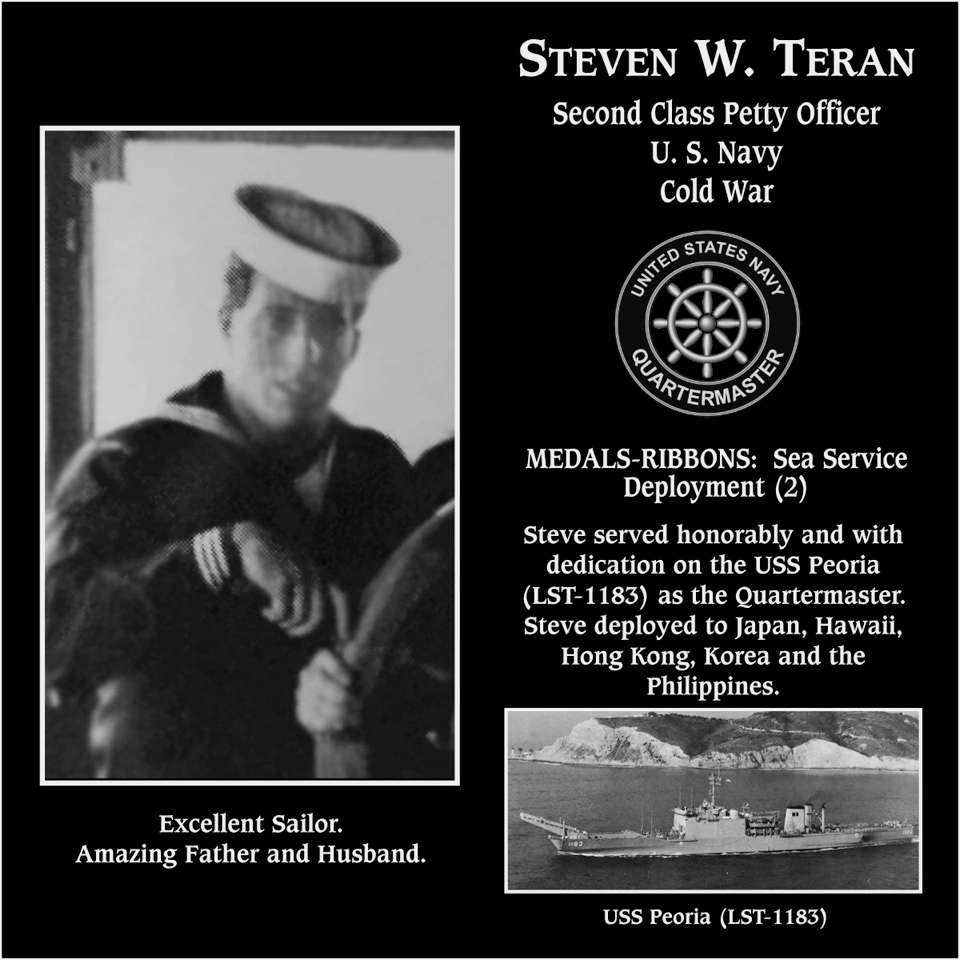 Petty Officer Second Class Steven W. Teran | Mt. Soledad Virtual Plaque