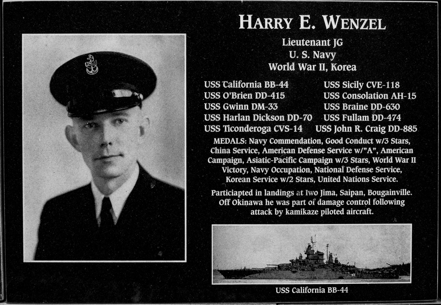 Harry E. Wenzel