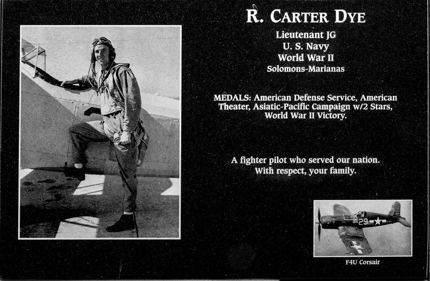 R. Carter Dye