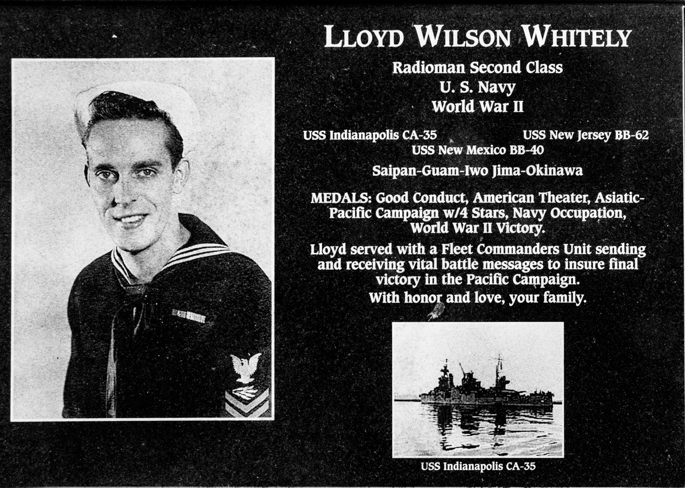 Lloyd Wilson Whitely