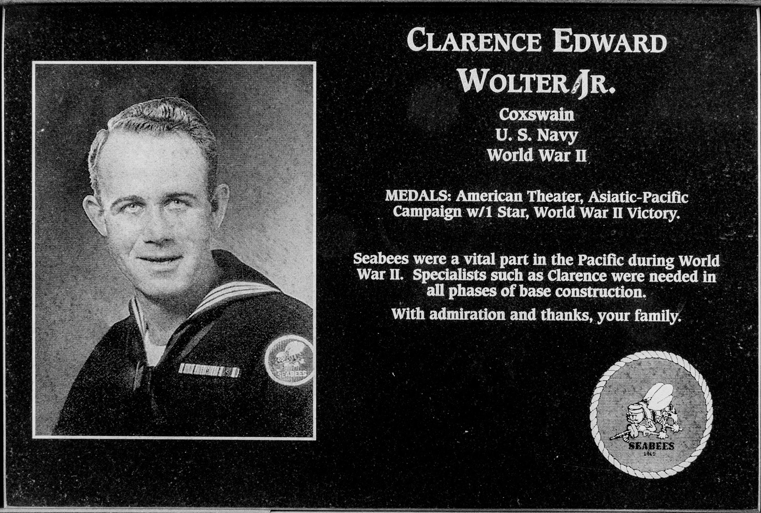 Clarence Edward Wolter Jr.