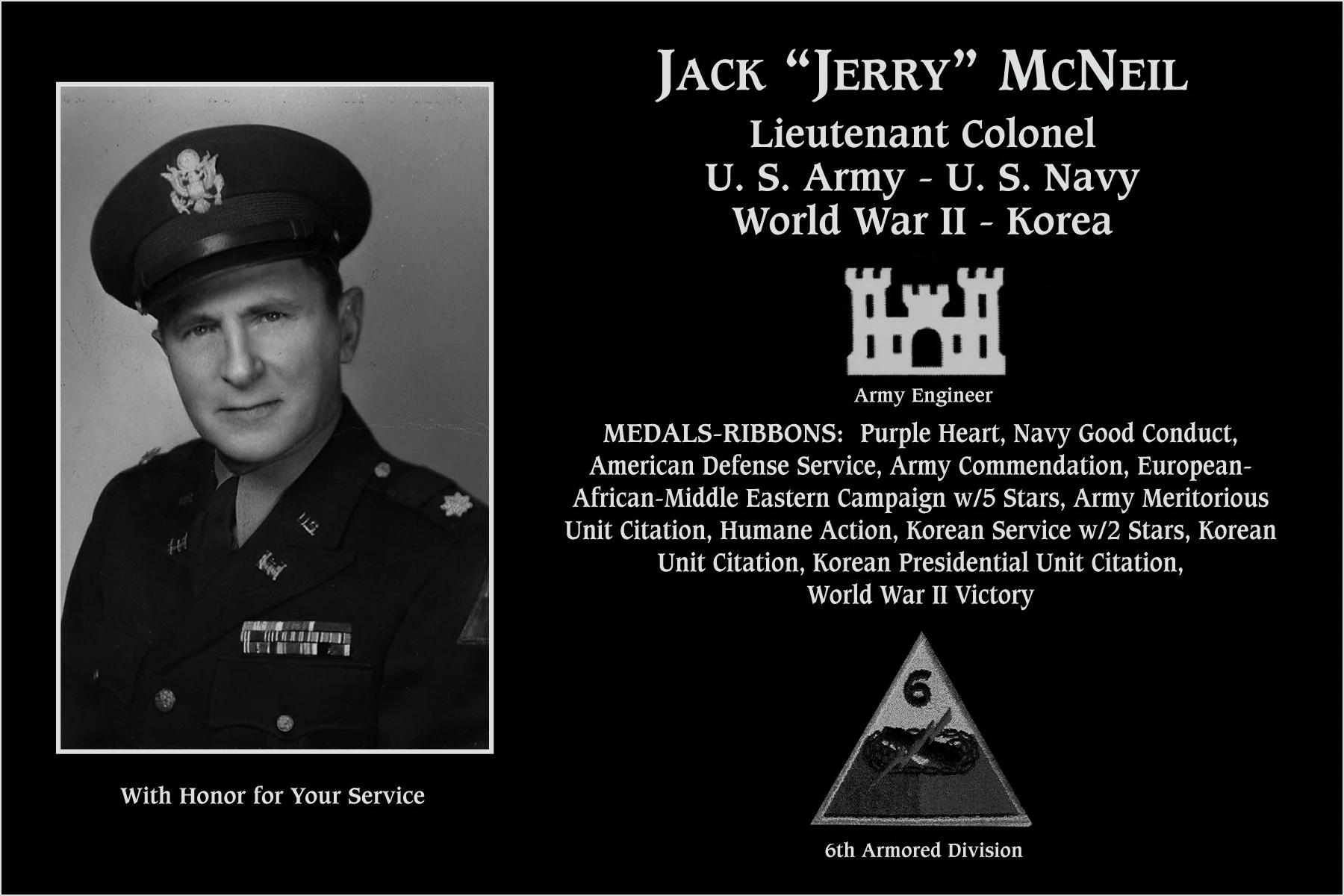 Jack “Jerry” McNeil