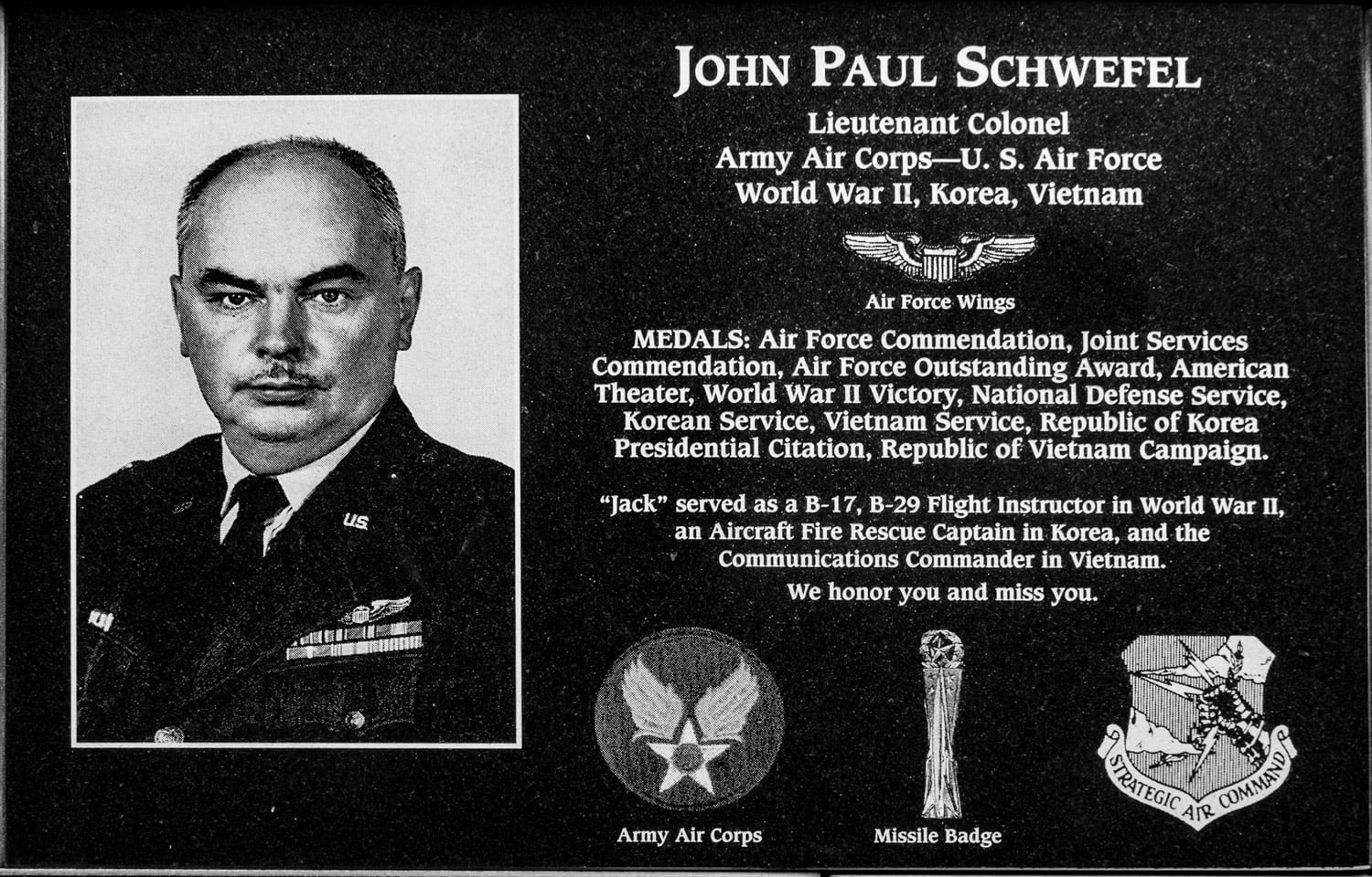 John &ldquo;Jack&rdquo; Paul Schwefel