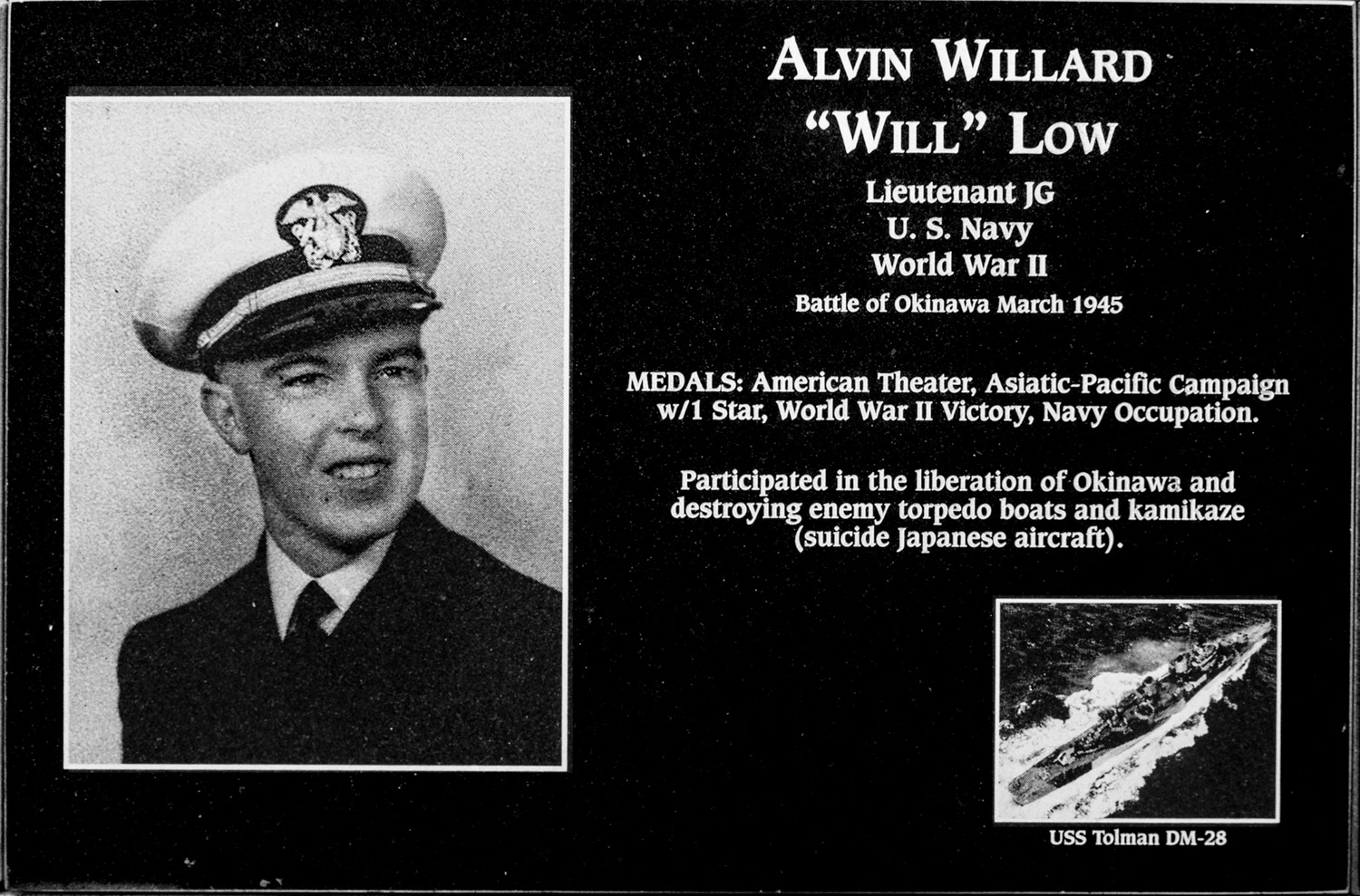 Alvin &ldquo;Will&rdquo; Willard Low