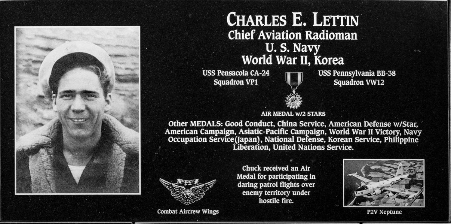 Charles &ldquo;Chuck&rdquo; E. Lettin