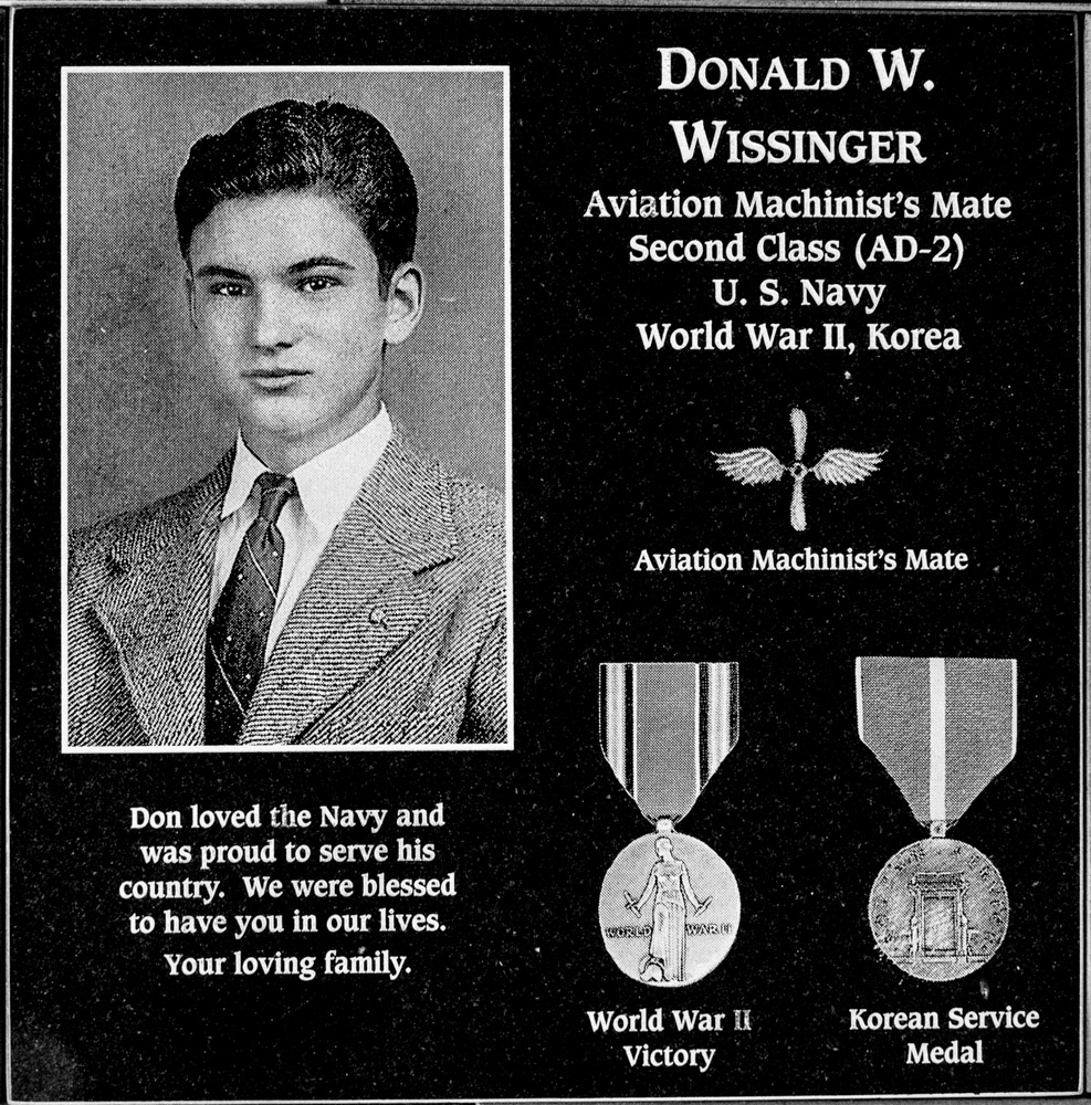 Donald &ldquo;Don&rdquo; W. Wissinger