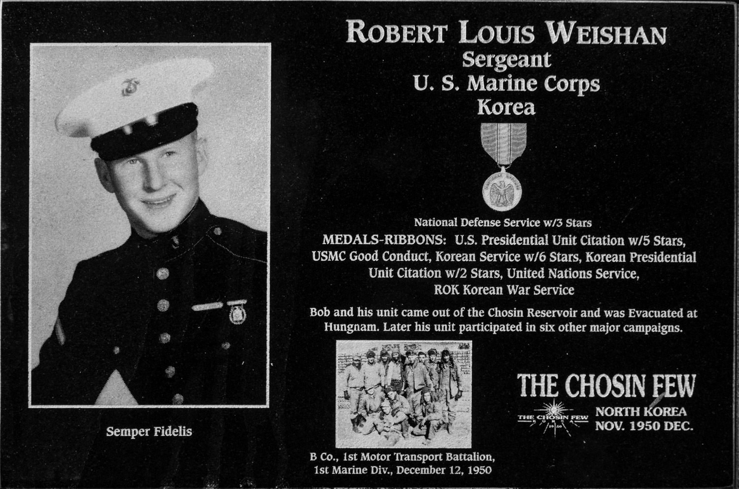 Robert &ldquo;Bob&rdquo; Louis Weishan