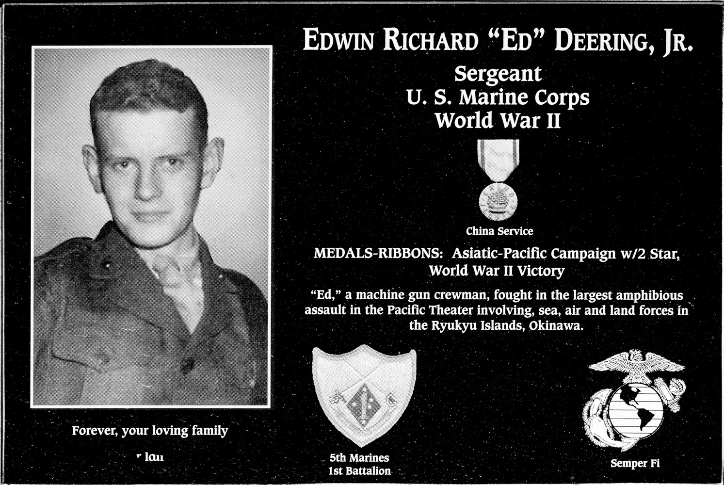 Edwin "Ed" Richard Deering, Jr.