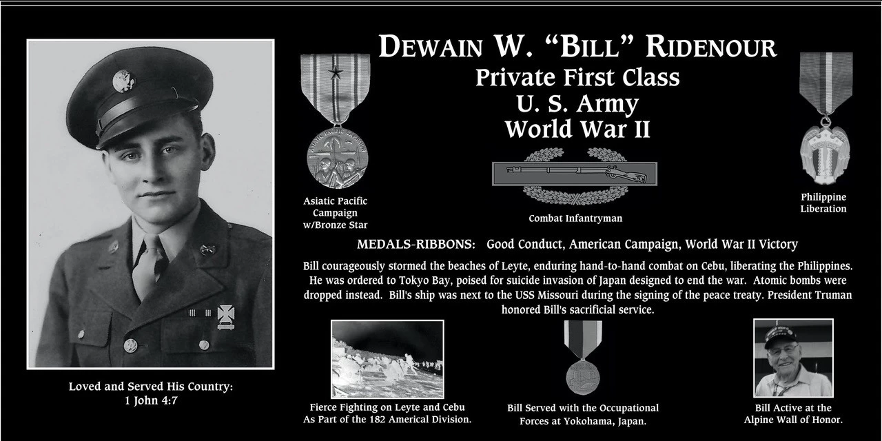 Dewain “Bill” W. Ridenour