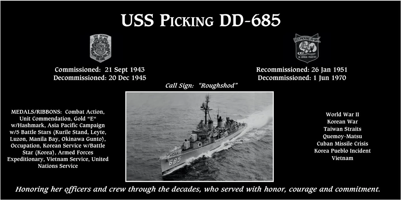 USS Picking DD 685