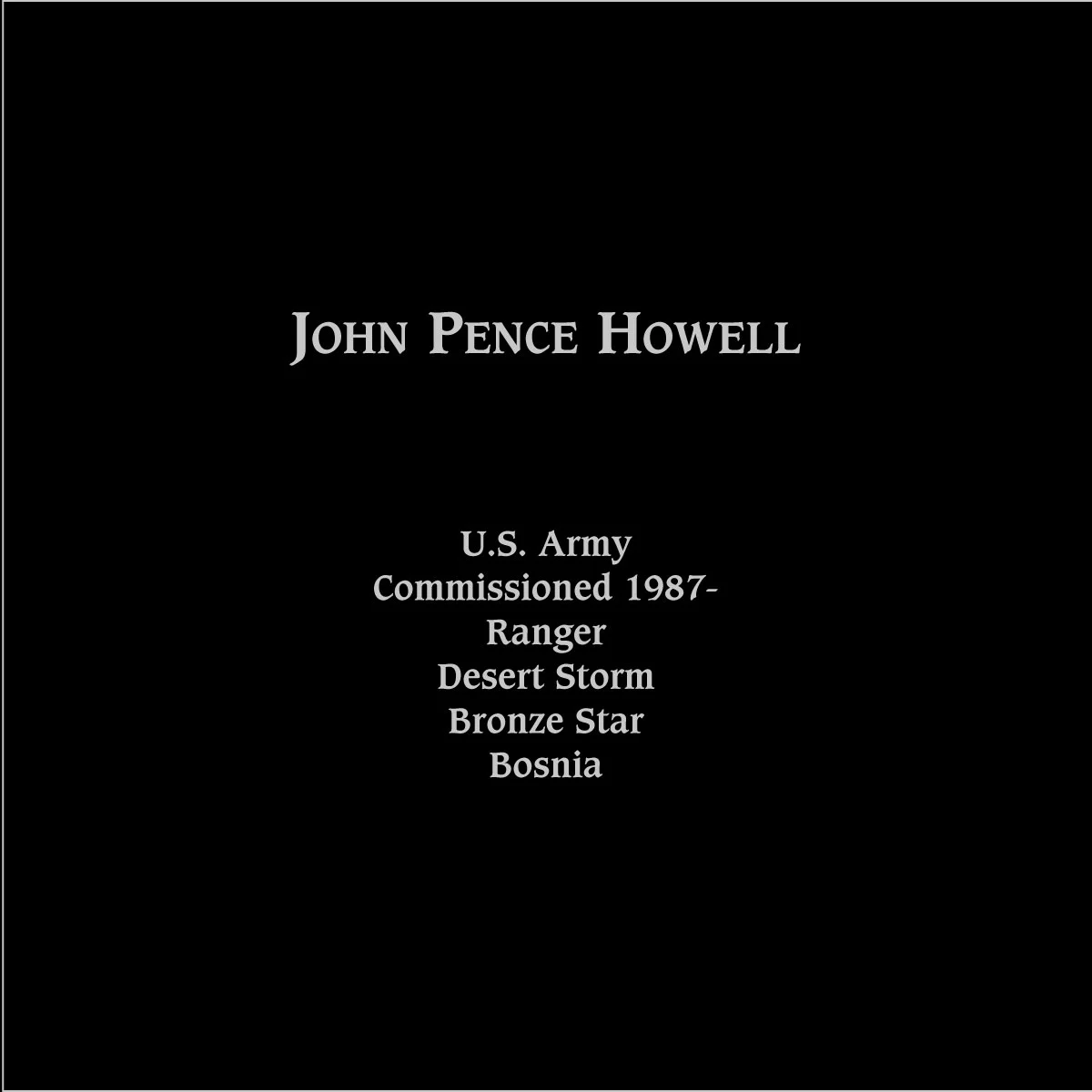 John Pence Howell