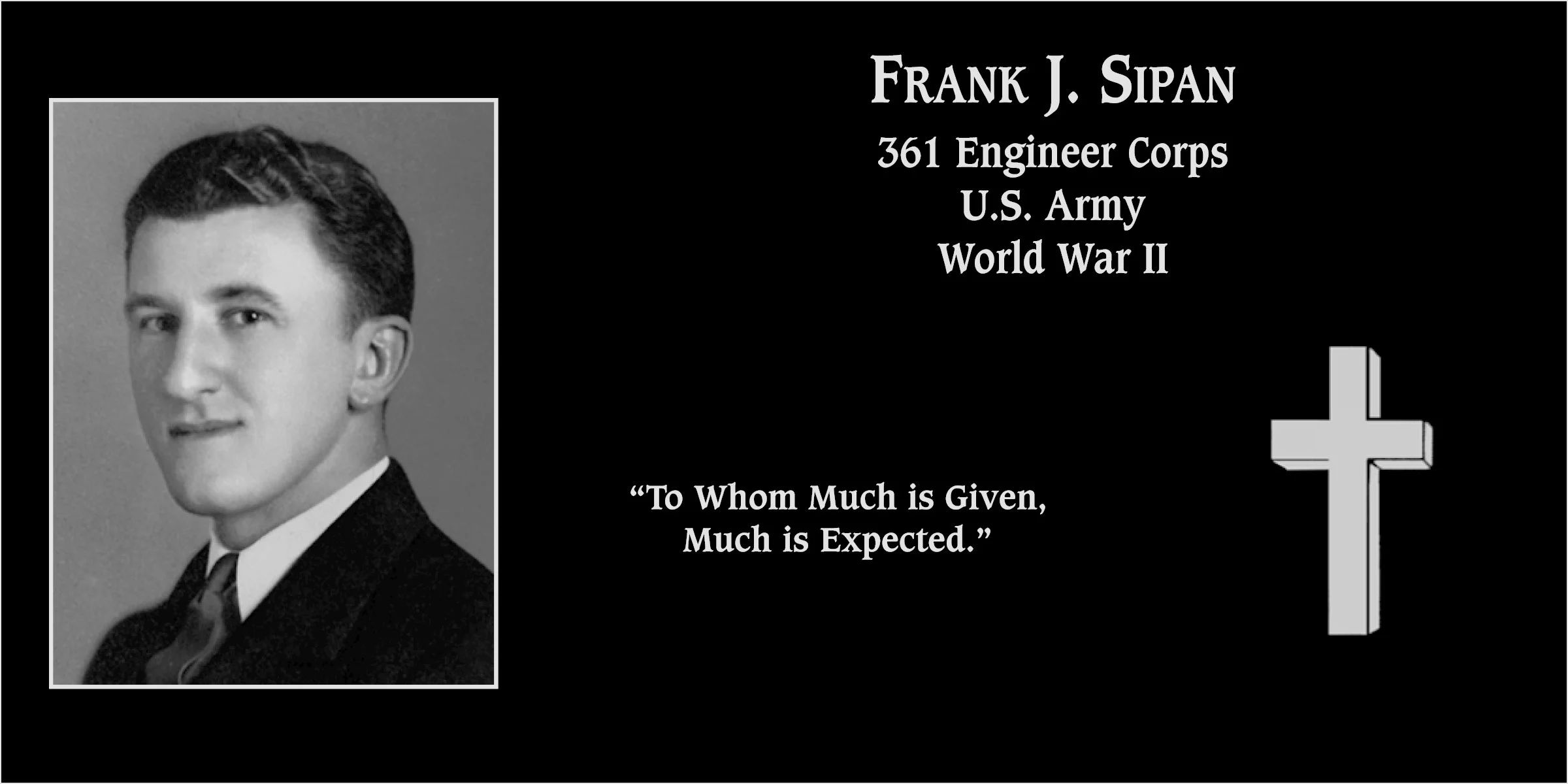 Frank J Sipan