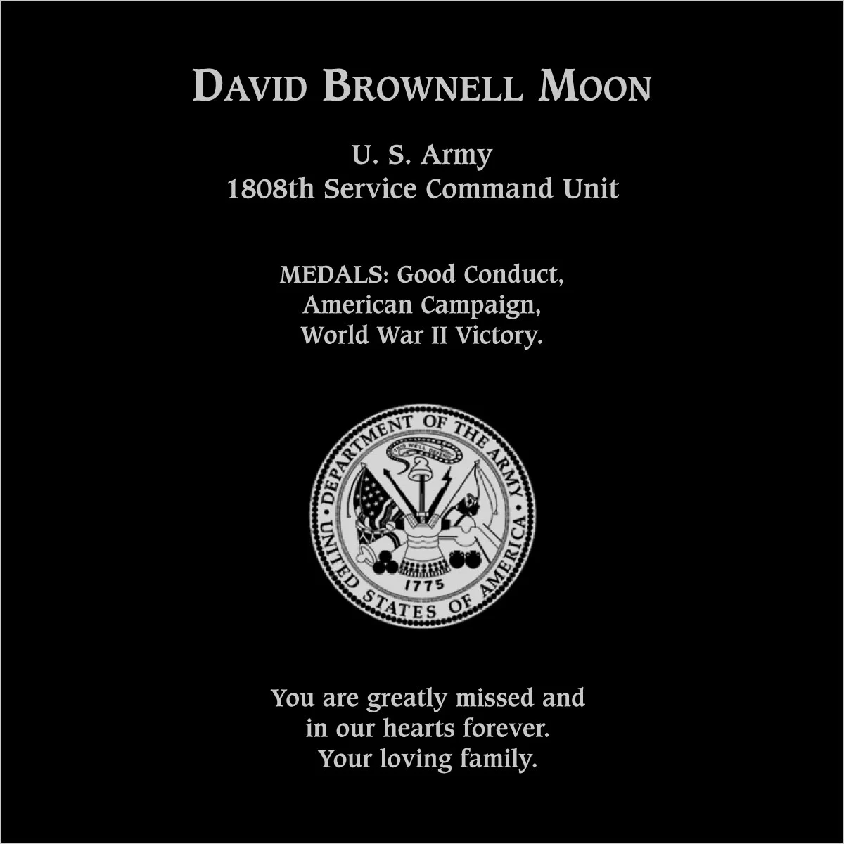 David Brownwell Moon