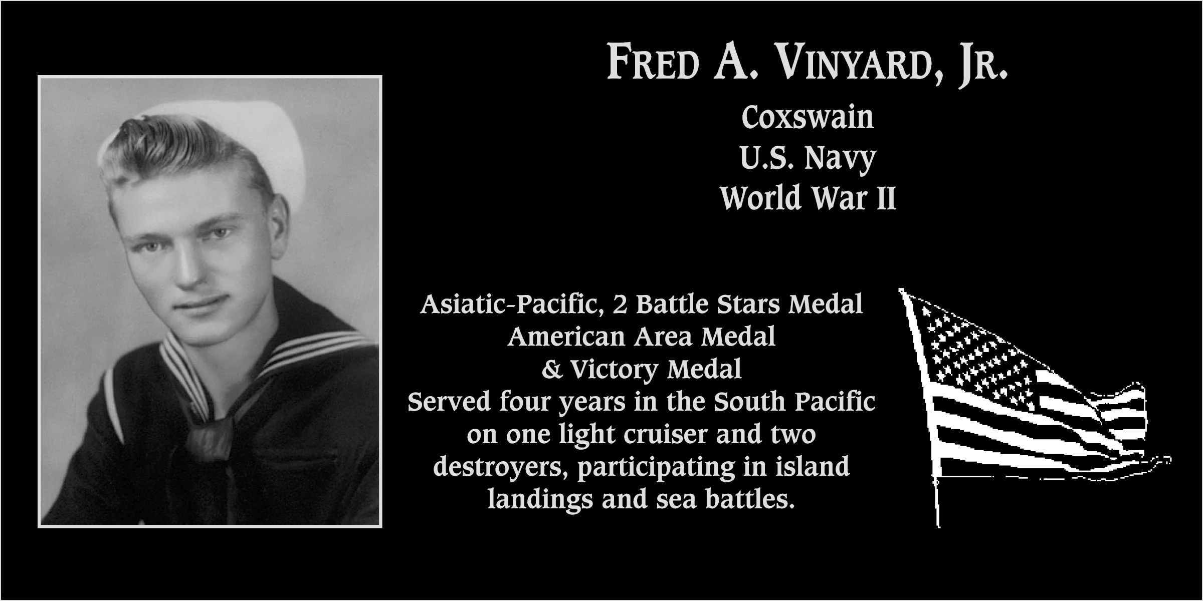 Fred A Vinyard, Jr.