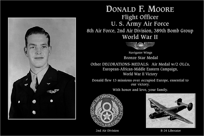 Donald F Moore