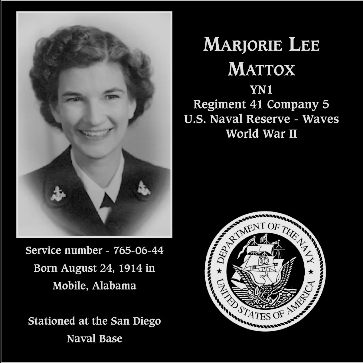 Marjorie Lee Mattox