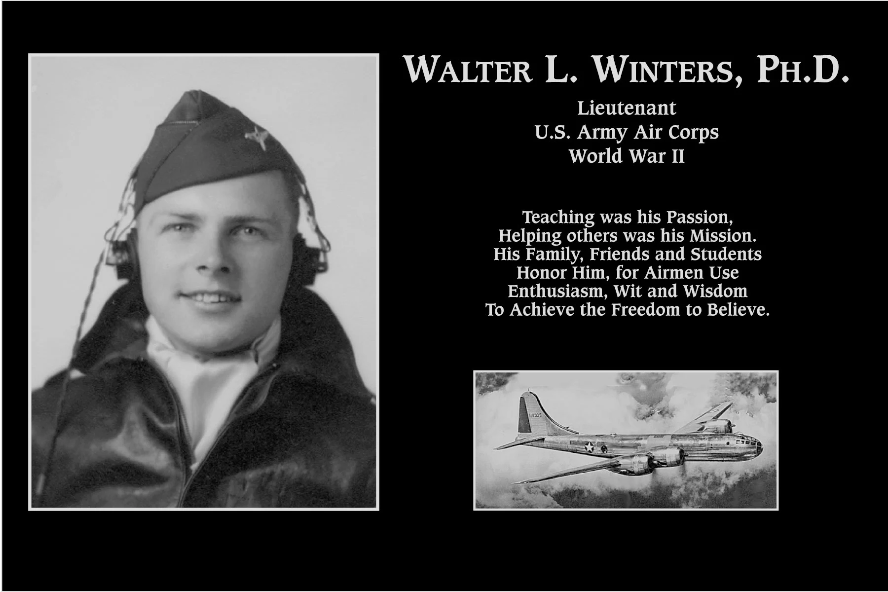 Walter L Winters