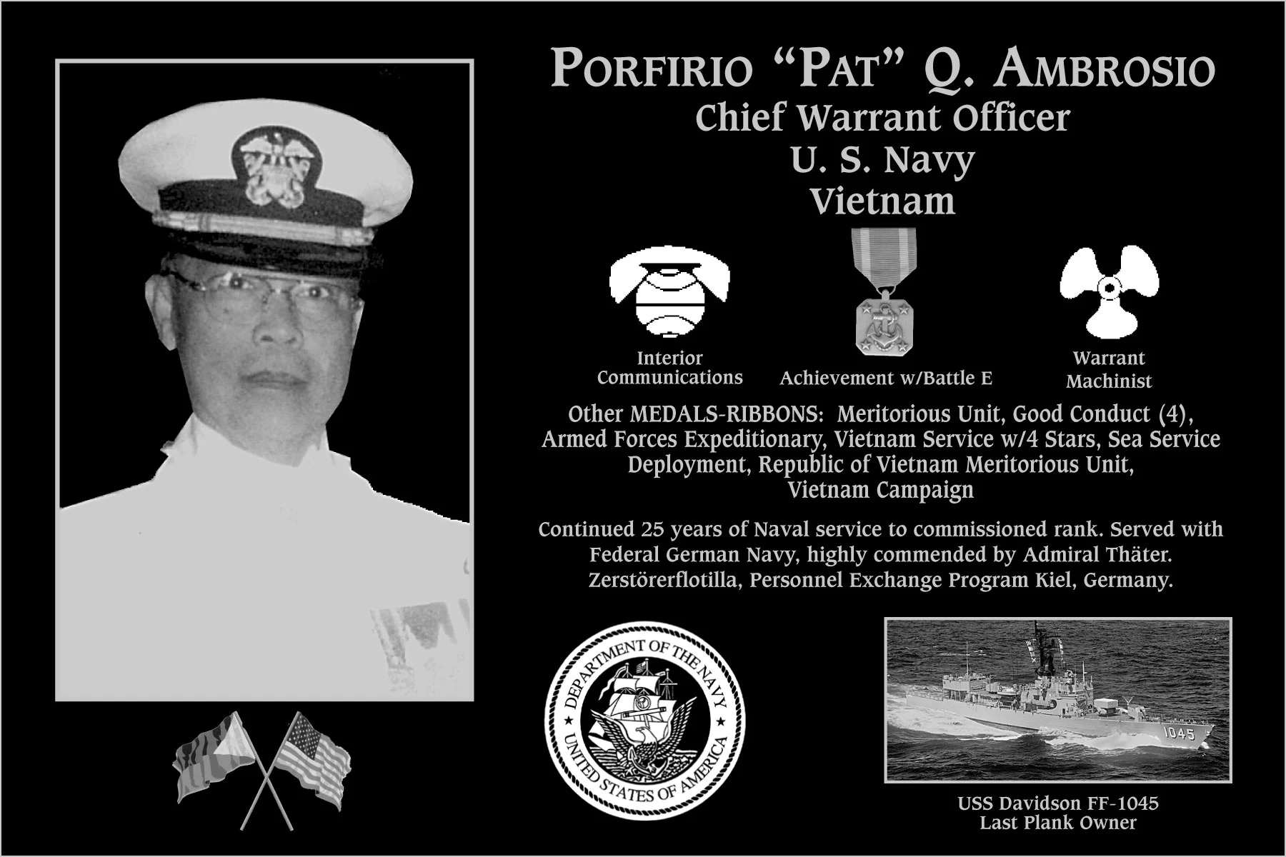 Porfirio “Pat” Q Ambrosio