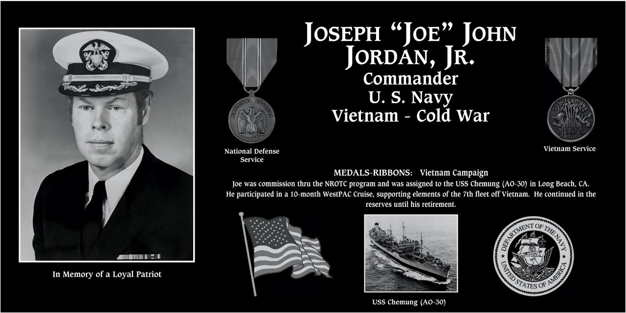 Joseph "Joe" John Jordan, Jr.