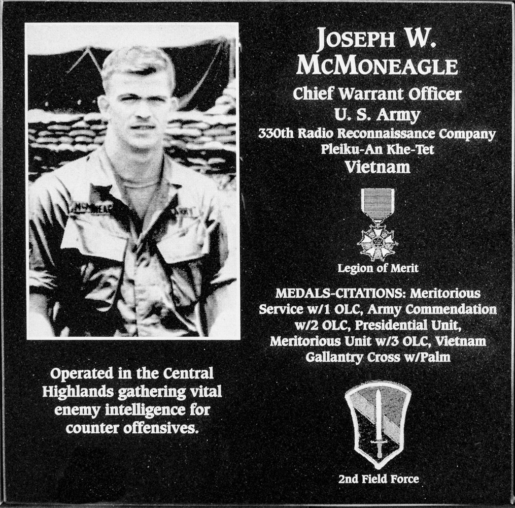 Joseph W McMoneagle
