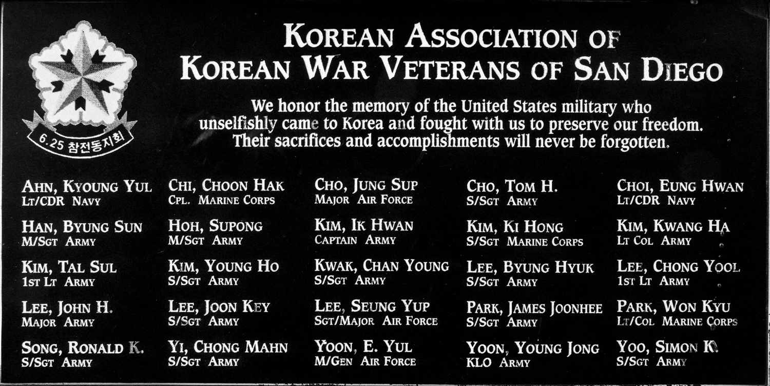 Korean Association of Korean War Veterans of San Diego